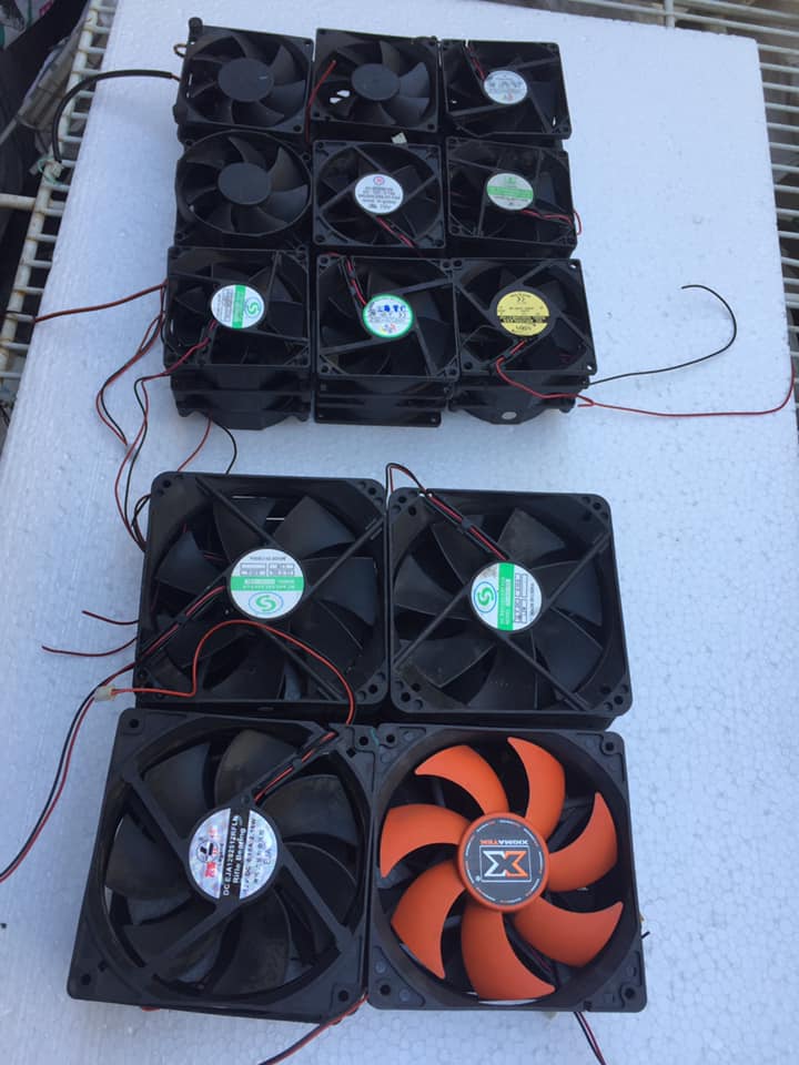 Quạt fan 12v kích thước fan 9