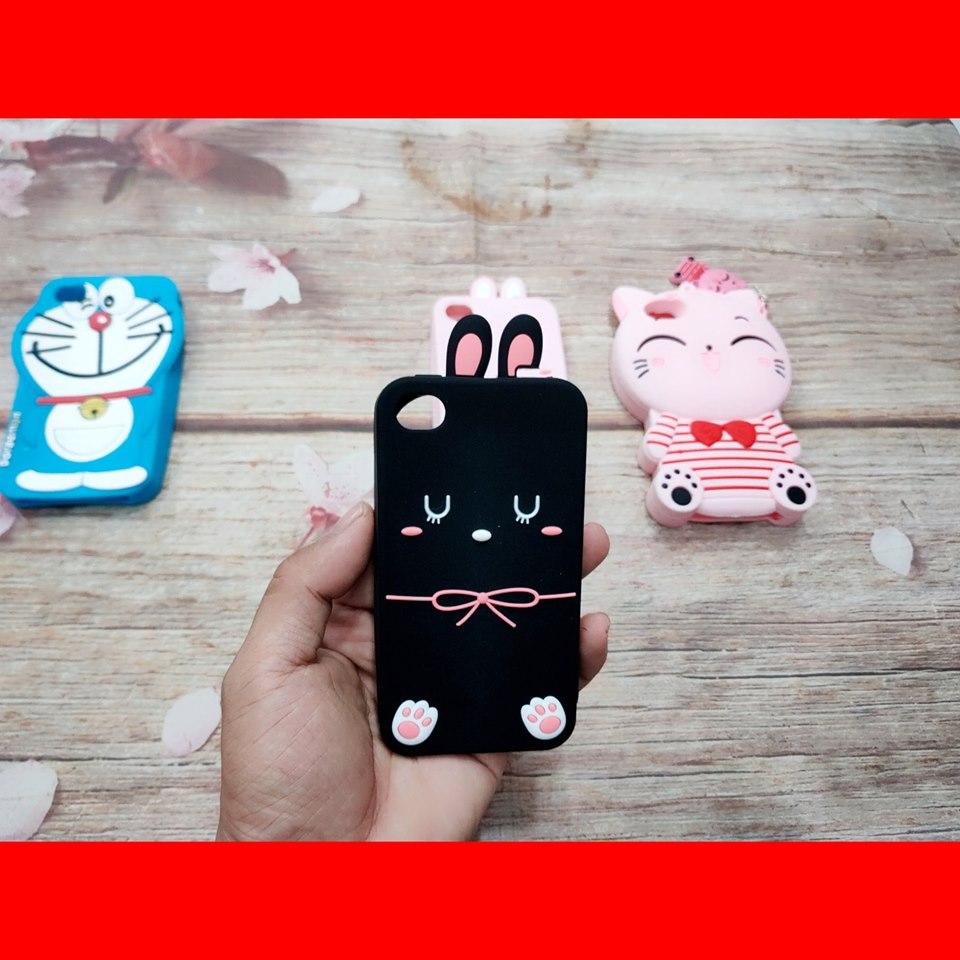 Ốp lưng dẻo thú hình soạn màu ngẫu nhiên iphone 4 4s