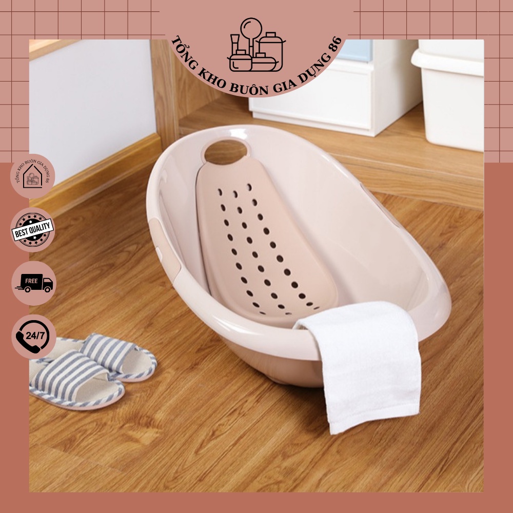 Chậu tắm cho bé đa năng dễ dàng sử dụng phù hợp cho trẻ nhỏ, chậu tắm đa năng 2202, chậu tắm cho bé việt nhật cao cấp