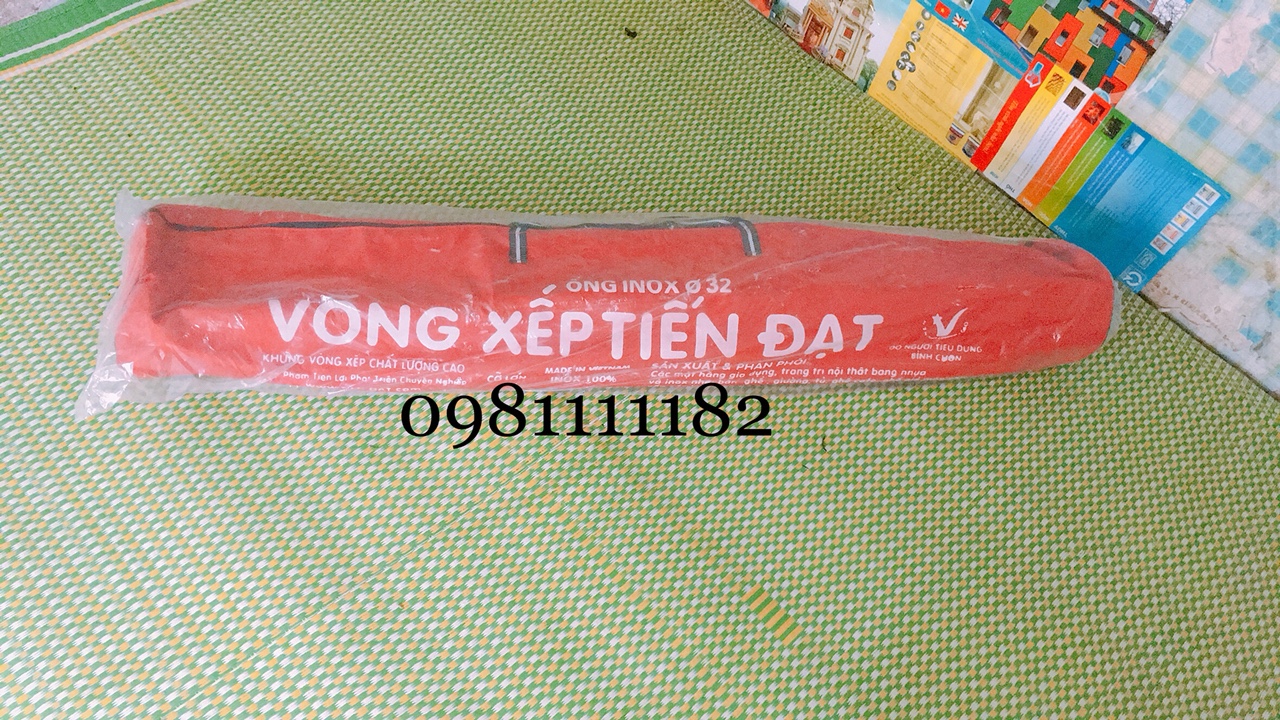 Khung Võng Xếp 100% Inox Phi 32 Tiến Đạt Chưa Lưới