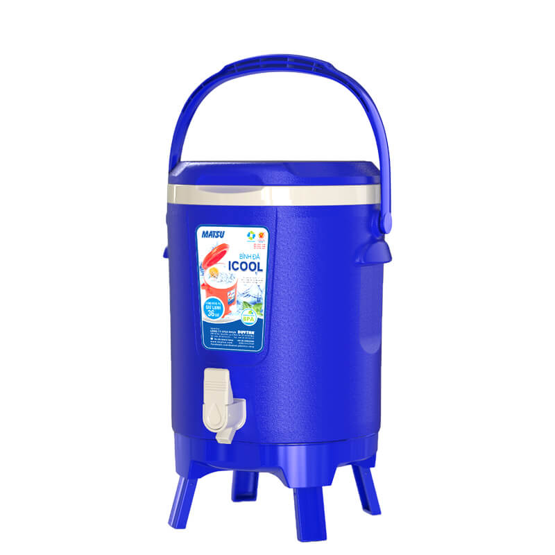 Bình đá giữ nhiệt icool duy tân có vòi 14l giữ lạnh 36h