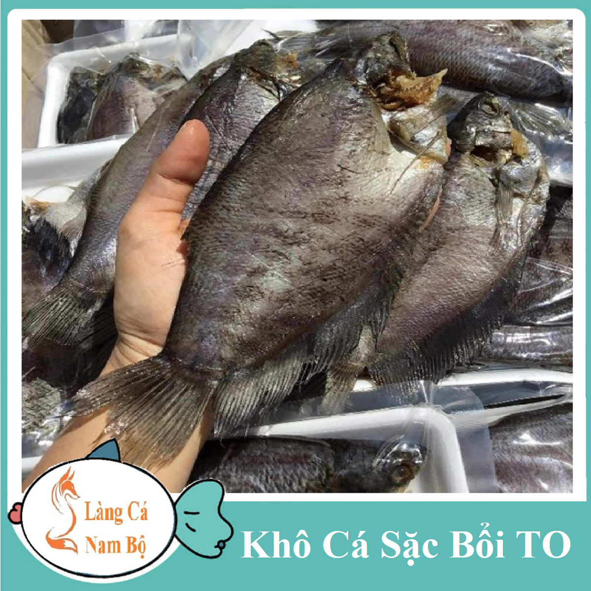 Khô cá sạc thương đẳng 500gr làng cá nam bộ khô cá sạc lạc loại 1 đặc sản cà mau