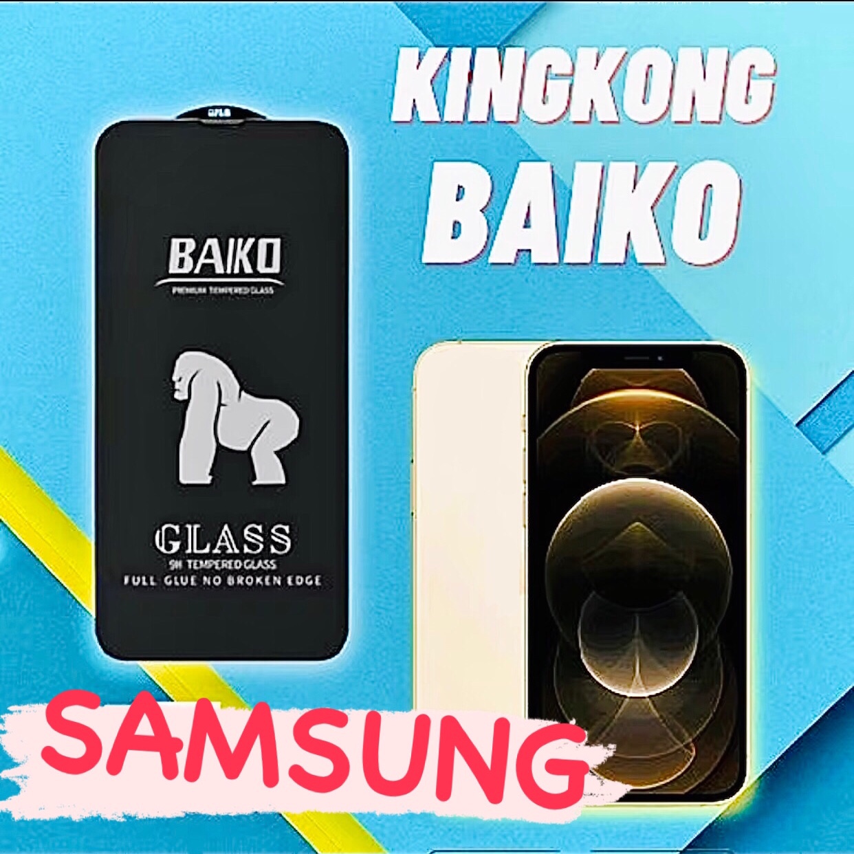 PKTC_KÍNH CƯỜNG LỰC Kingkong BAIKO chính hãng dành cho SAMSUNG các dòng