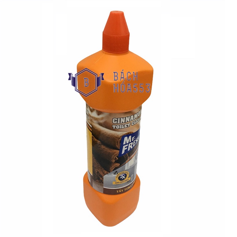Nước tẩy bồn cầu Mr. Fresh 1L Hương Quế (Cam) - Nước tẩy bồn cầu - Nước tẩy toilet - Nước tẩy nhà vệ sinh KL942
