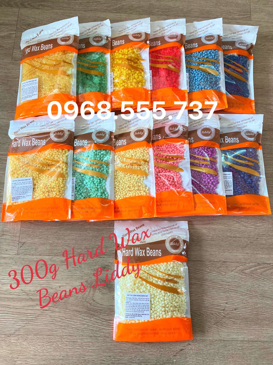300g Sáp wax lông Hard wax beans Chính Hãng