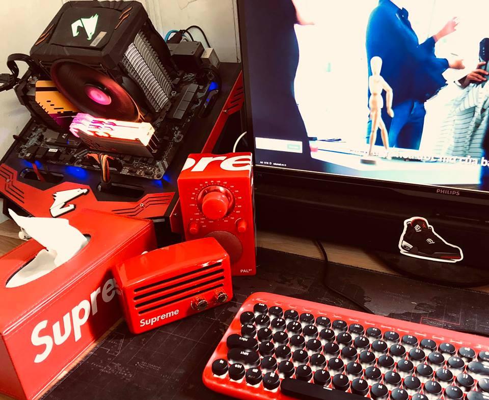 Hộp Đựng Khăn Giấy Bọc Da Supreme