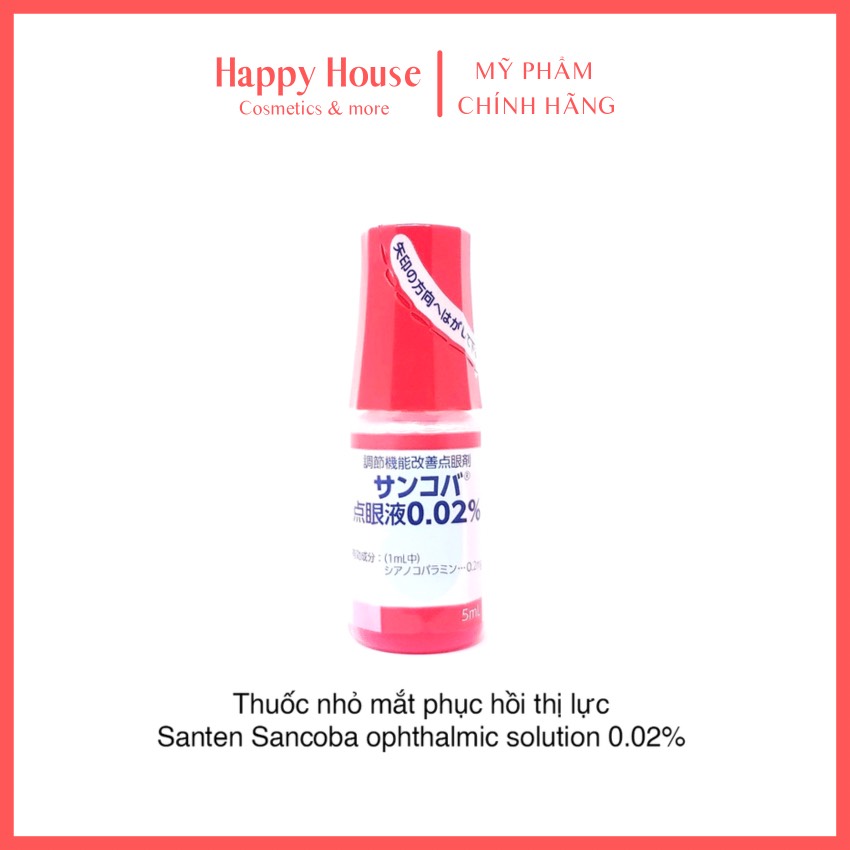 Nhỏ mắt chống cận Sancoba của Nhật- Happy House