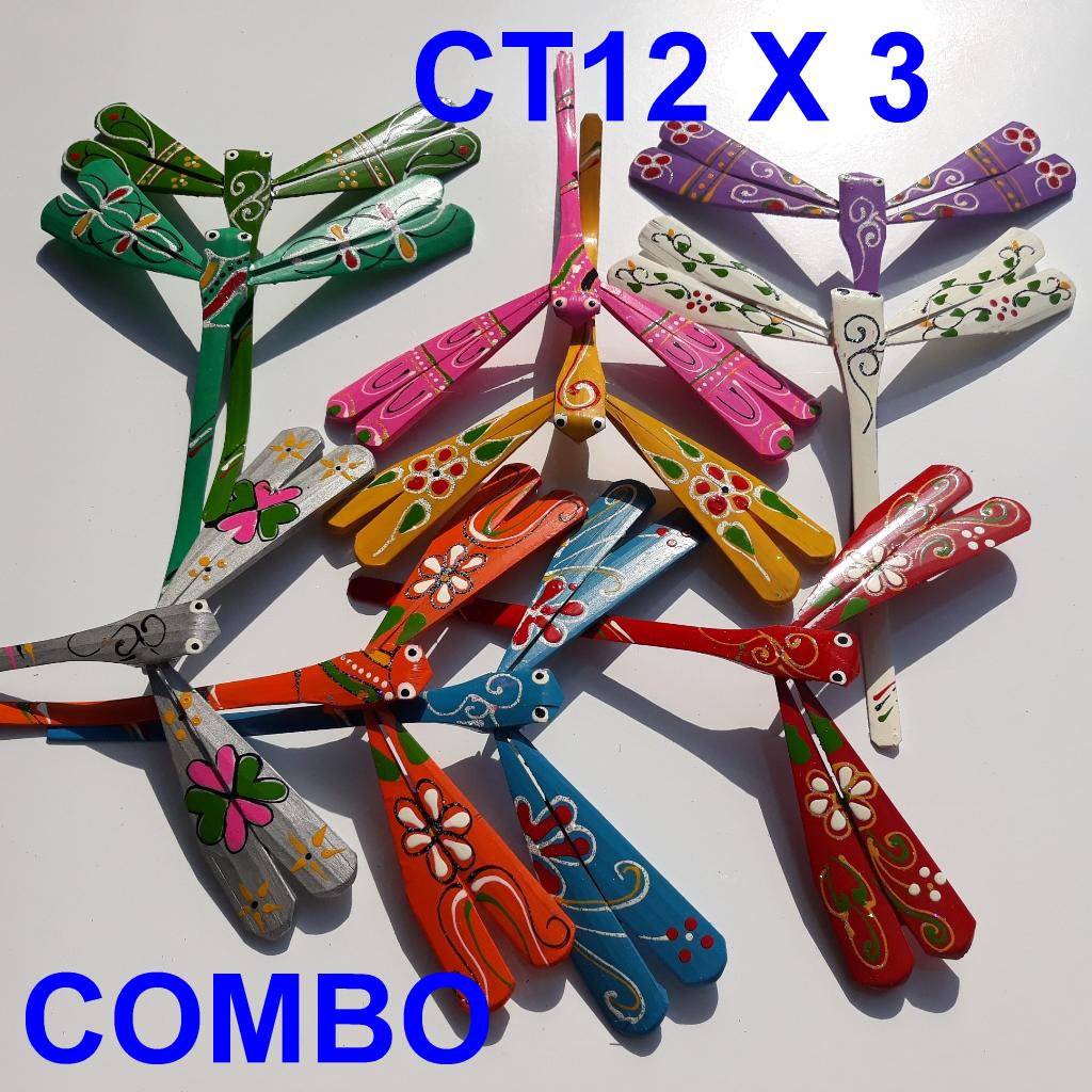 Combo 30 ct12 chuon chuon tre mau 12cm