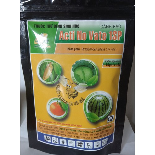 Combo 10 gói acti no vate 1sp trừ bệnh sinh học cho cây trồng - gói 10g