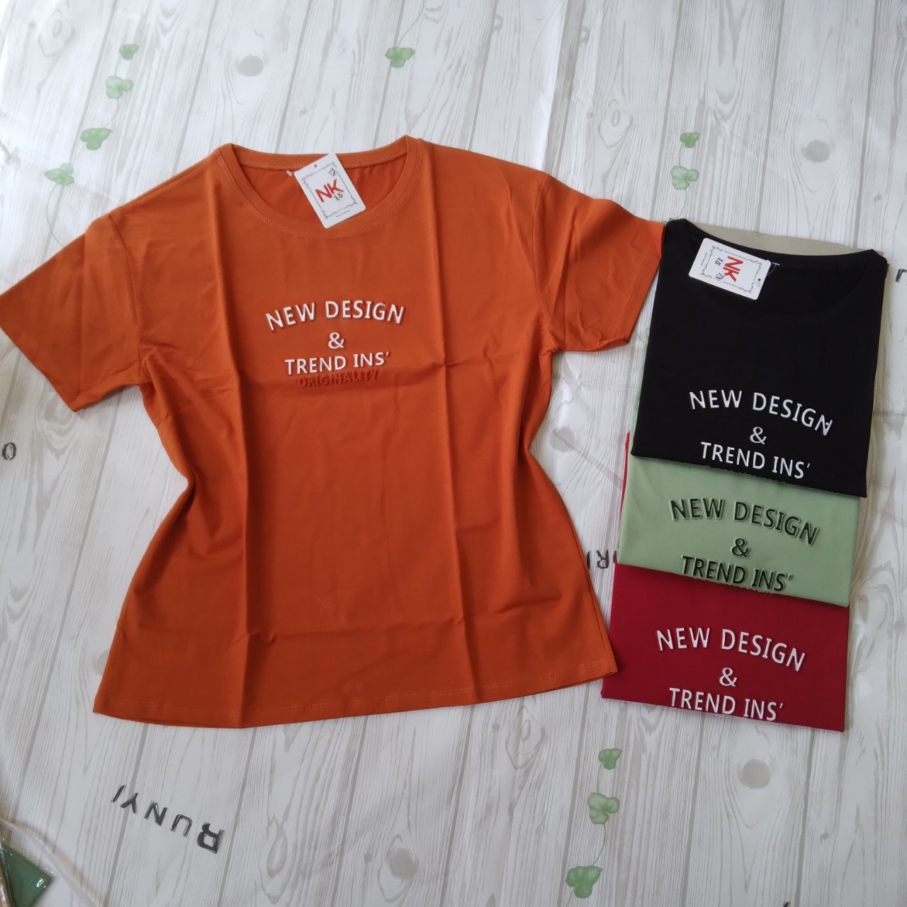 Áo thun nữ đẹp cổ tròn vải Cotton 100% co giãn 4 chiều, dày dặn, form suôn