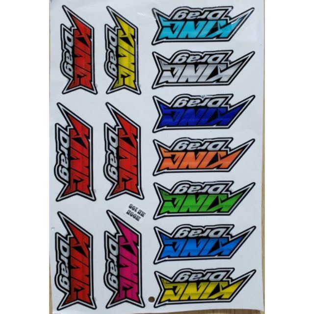 DECAL TRANG TRÍ XE KING DRAG HN108