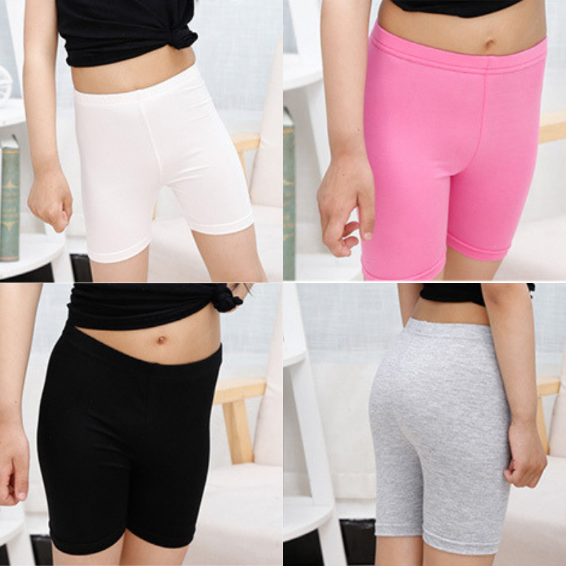Quần legging đùi cho bé gái chất cotton co dãn thoáng mát mặc mùa hè tiện lợi 7 - 16kg Cadine Kids