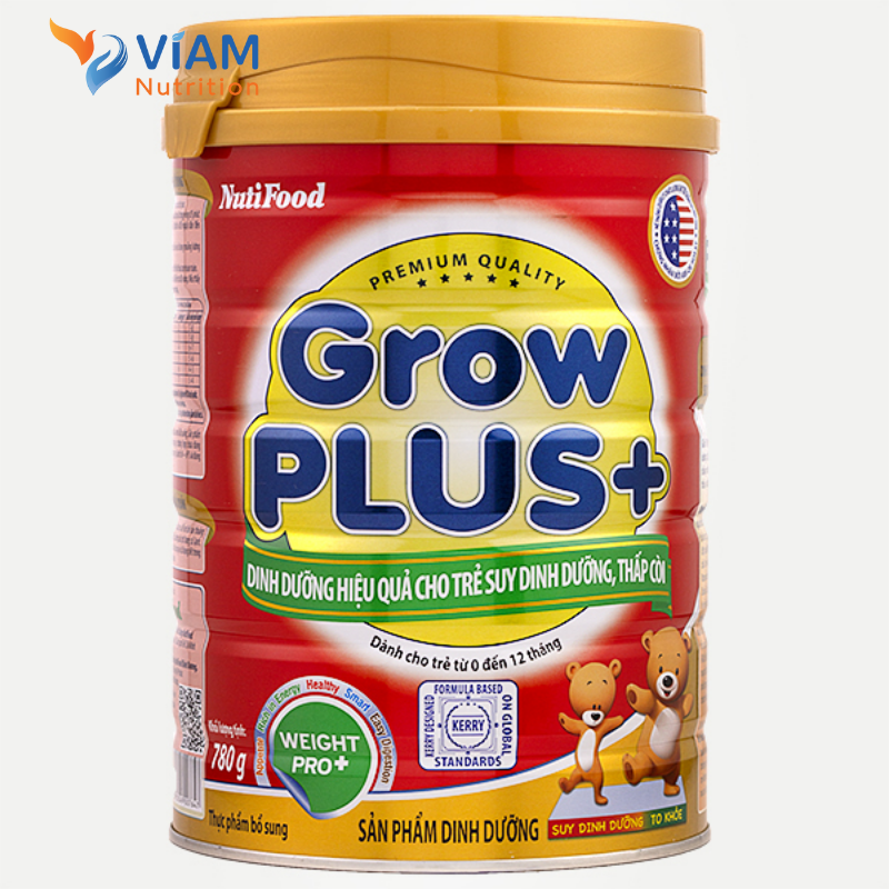 SỮA GROW PLUS+ DINH DƯỠNG HIỆU QUẢ CHO TRẺ SUY DINH DƯỠNG, THẤP CÒI DÀNH CHO TRẺ TỪ 0 ĐẾN 12 THÁNG (