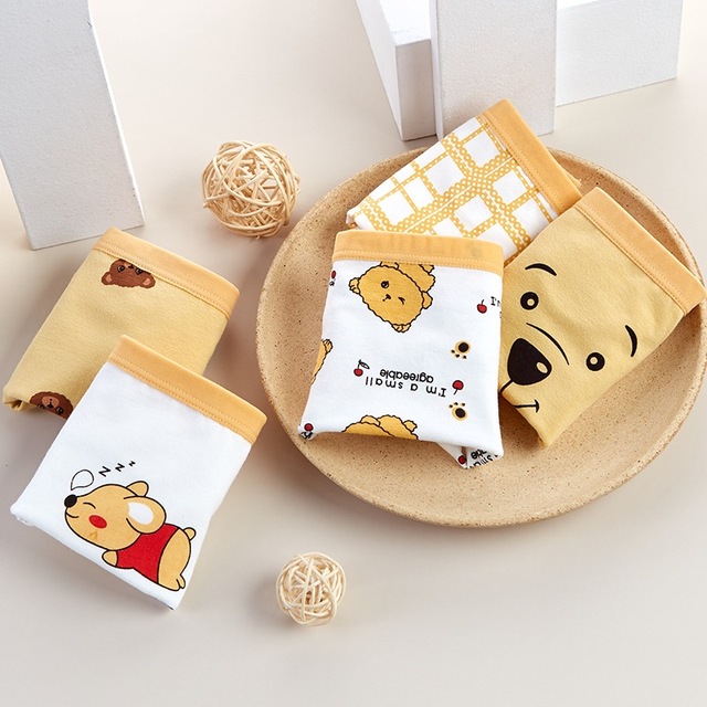Sét 5 chip đùi bé gái hoạ tiết chú gấu cho bé gái từ 9-45kg