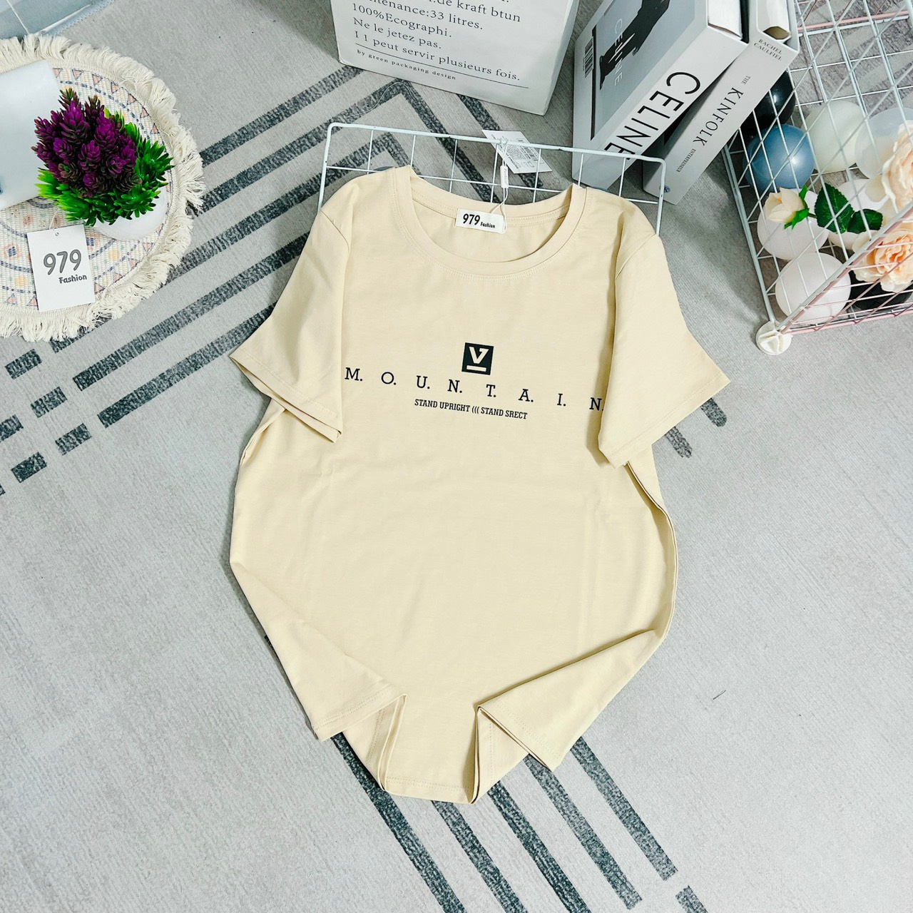 Áo thun cotton Thái dáng vừa