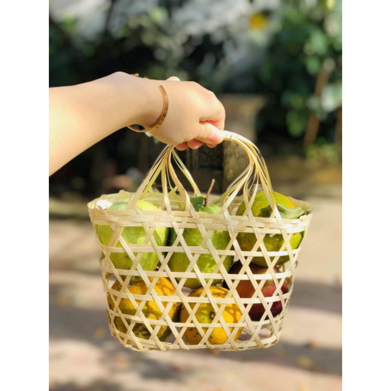 Giỏ tre, làn tre gói quà