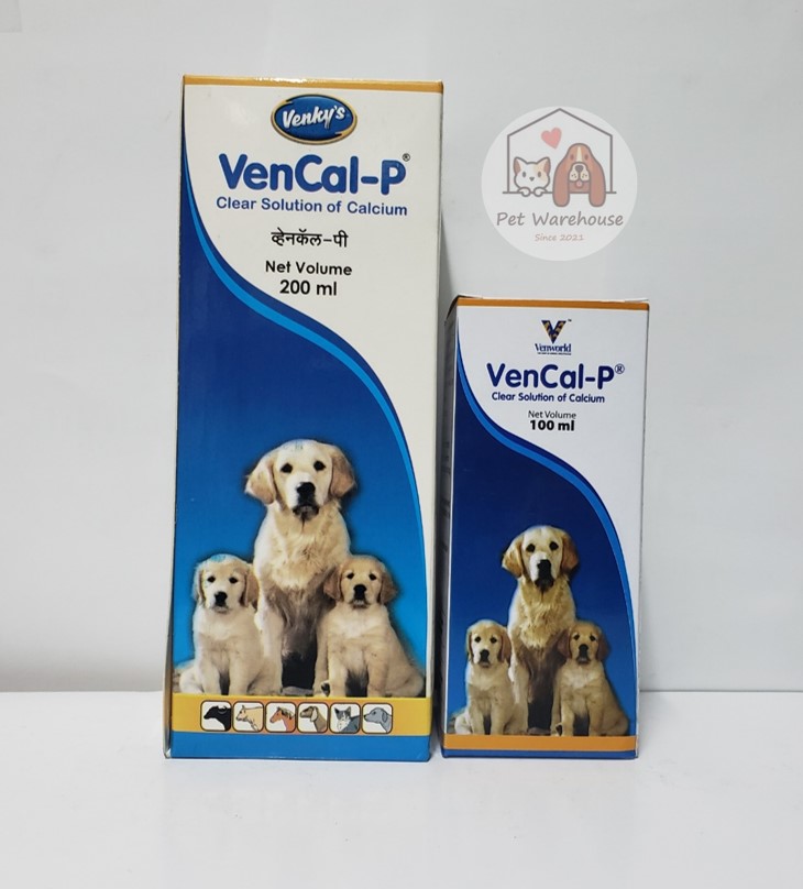 Vencal-P, bổ sung Canxi và Photpho dạng nước cho chó mèo