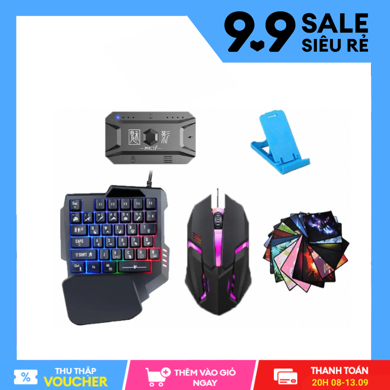 [9-13.9 Voucher 15%] CHÍNH HÃNG - MEIYING M1 PRO - Bộ chuyển đổi chơi game PUBG Mobile, Free Fire, COD giá rẻ tốt .n.h.ấ.t. Combo bộ chuyển đổi game Meiying