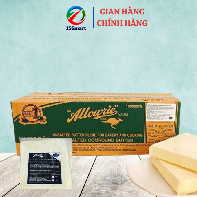 Bơ lạt Allowrie ( Hàng lạnh chỉ giao HCM - Khách vui lòng chọn giao hỏa tốc )