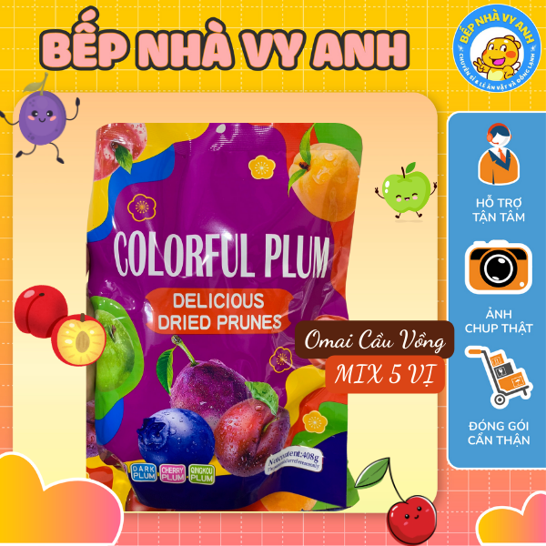 Kẹo Ômai Mix Colorful Plum