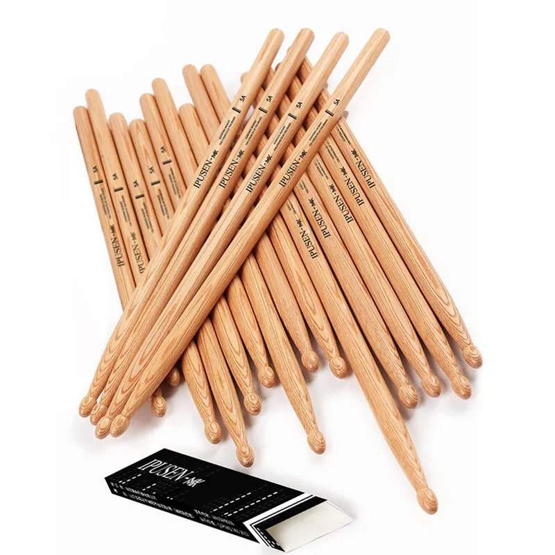 Chuyên nghiệp Trống Gỗ Gậy cho người mới bắt đầu trẻ em thực hành 5A 7A gỗ sồi Dùi Trống bộ gõ nhạc cụ phụ kiện