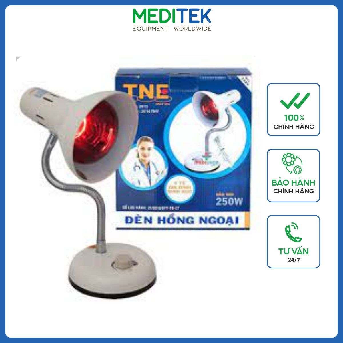 Đèn hồng ngoại đa năng TNE Việt Nam, kèm bóng hồng ngoại