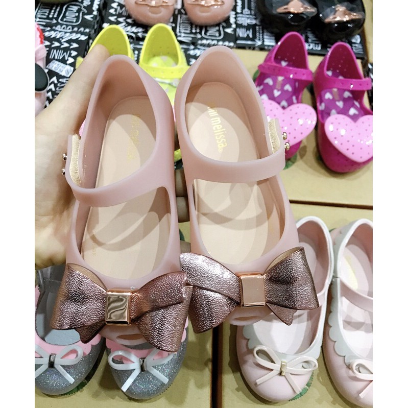 [Giầy cho bé gái từ 1-6y️FREESHIP] Giầy nhựa thơm melisa siêu xinh cho bé gái