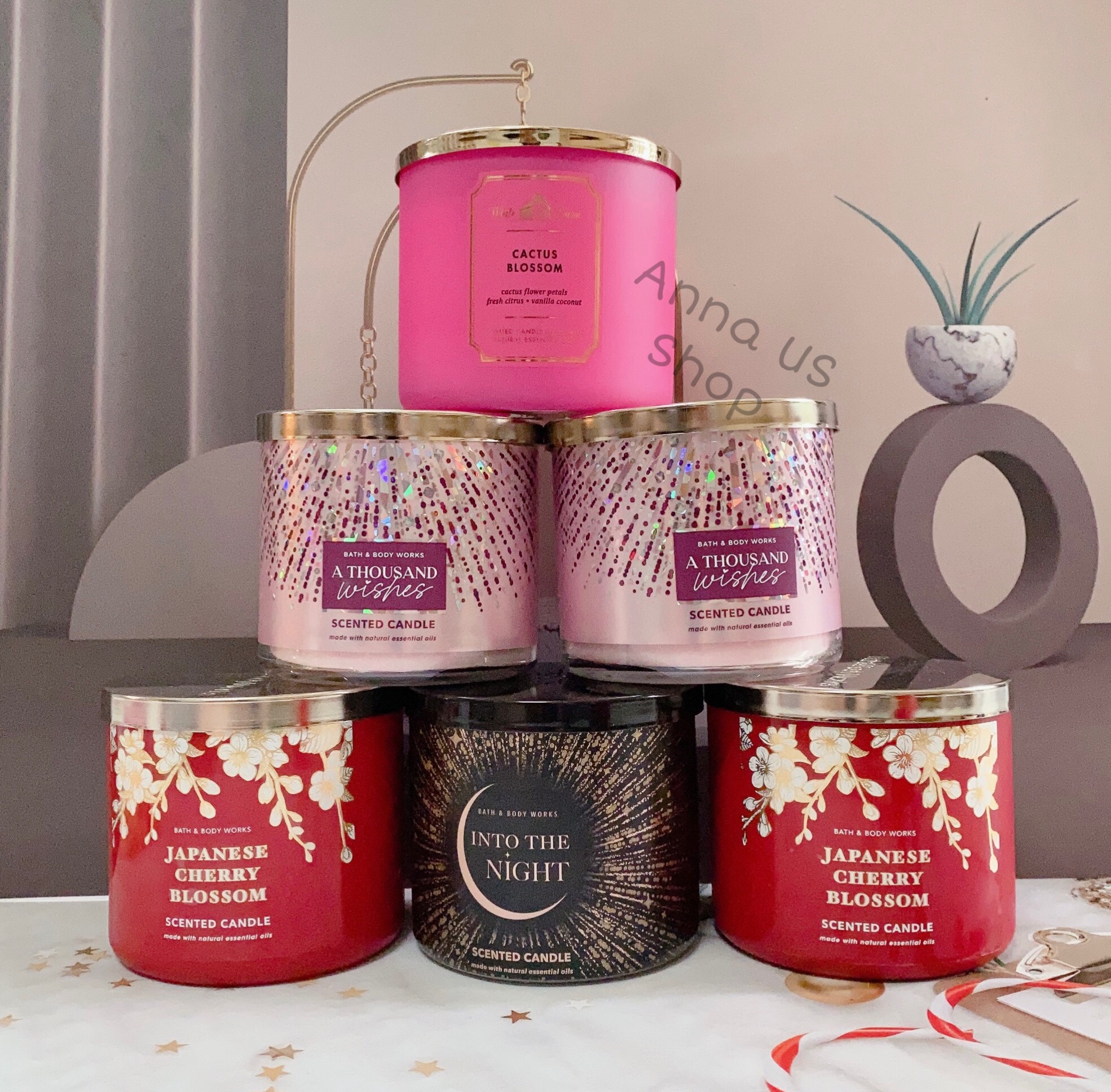 Nến thơm 3 bấc bath and body works 411g