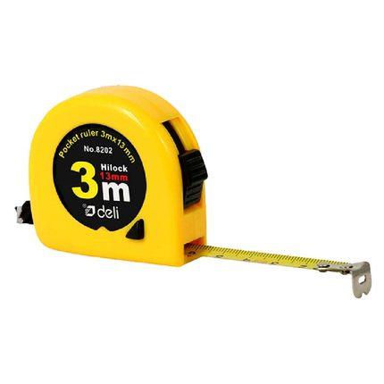 Thước dây cuộn bỏ túi 3m - deli 8202