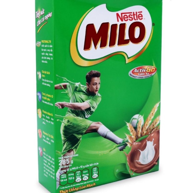 Bột milo nguyên chất cacao hộp 285g