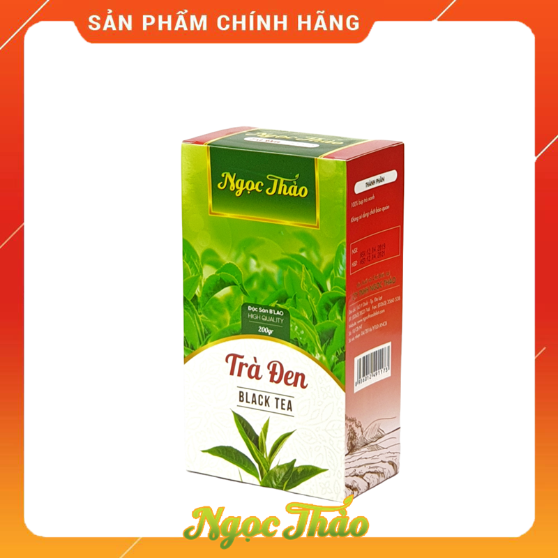 Hộp trà đen ngọc thảo 200 gr