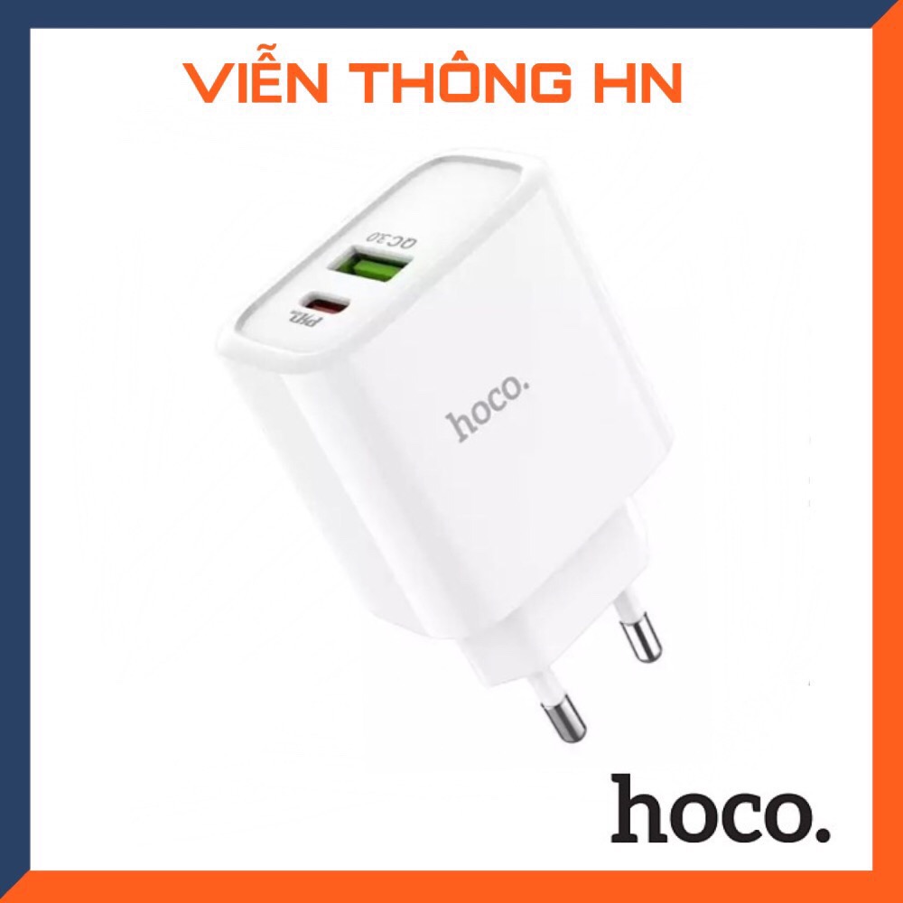 Củ sạc hoco c57a - cốc sạc hỗ trợ sạc nhanh chất lượng cao cho mã đt samsung ip oppo huawei vivo ...