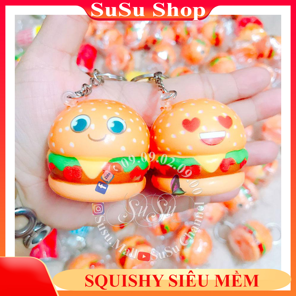 [HCM][Giảm thêm 8%] Squishy mini hambuger  squishy giá rẻ  squishy chậm tăng  squishy siêu mềm – Sumo mall