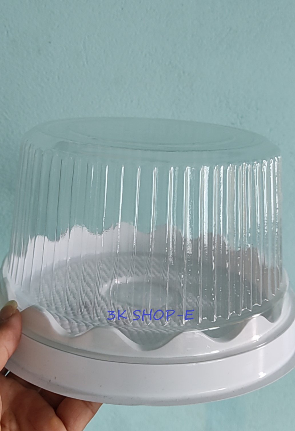 [HCM]BỘ 20 HỘP NHỰA TRÒN ĐỰNG BÁNH ĐẾ TRẮNG NẮP CAO KÍCH THƯỚC 19CM X CAO 12 CM - H47 CAO