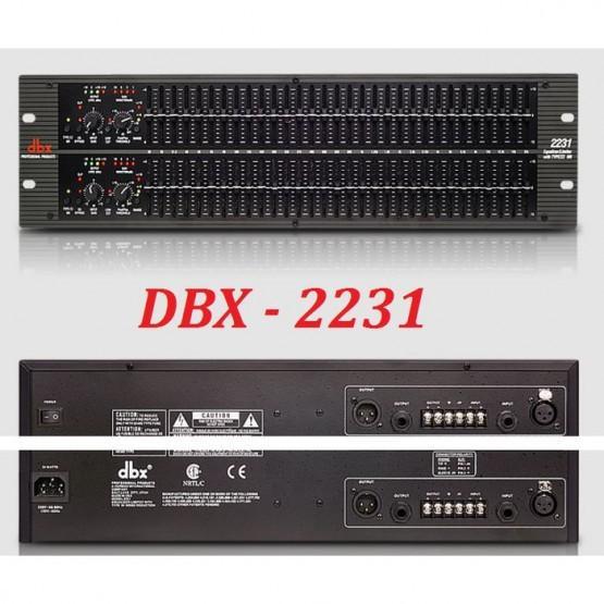 Lọc tiếng cao cấp equalizer dbx2231 - lọc xì & lọc âm karaoke thiết kế tinh tế, hiện đại, âm thanh trong sạch, sắc nét, hạn chế tiếng ồn, không bị rè, không nhiễu, âm thanh vòm 3d lý tưởng, đáp ứng nhu cầu âm thanh đỉnh cao, bh 12t