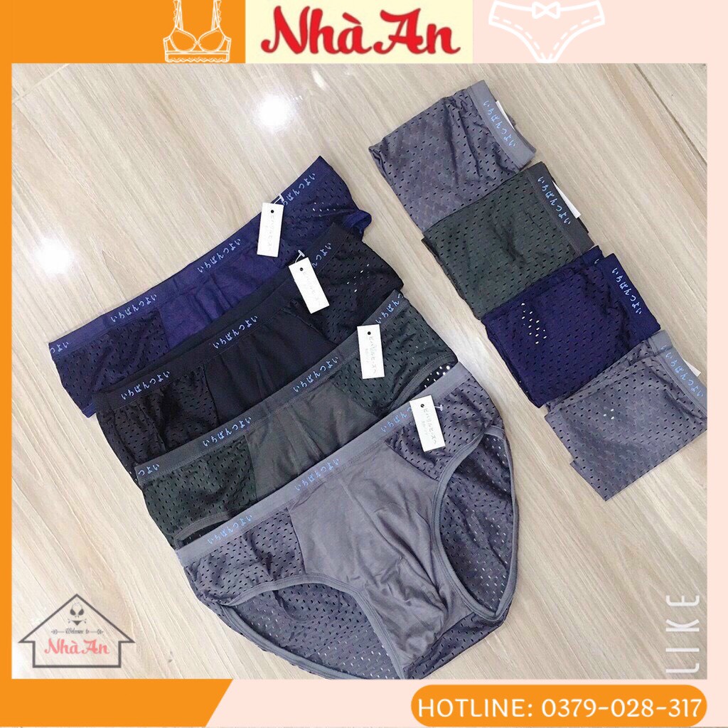 Quần Lót Nam quần sịp nam thông hơi Muji xuất Nhật Cao Cấp , quần lót, quần sịp, quần sịp tam giác, quần tam giác