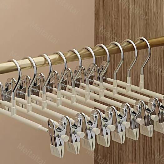 Móc Quần Móc Áo JK Gia Dụng Kẹp Quần Chuyên Dùng Treo Quần Kẹp Quần Inox Chống Trượt Không Dấu Vết Kẹp Váy Phơi Áo Lót đầu móc xoay 360 dùng cho cửa hàng, shop thời trang và gia đình