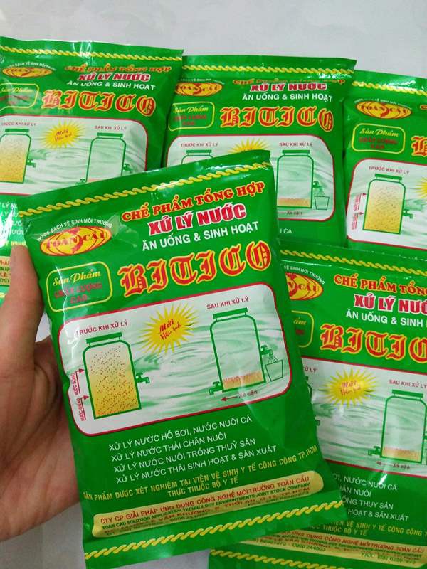 [HCM]Men vi sinh xử lý nước Chế phẩm xử lý nước sinh hoạt khử phèn khử độc tố hiệu quả