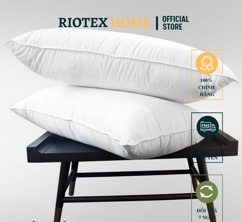 [Sỉ Lẻ] Ruột Gối Nằm - Gối Ôm - Gối Vuông RIOTEX HOME - Ruột Gối Hơi Hàng Cao Cấp Không Xẹp Lún, Độ Bền Cao