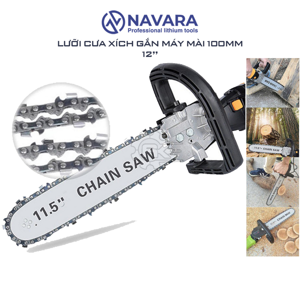 Bộ chuyển đổi máy mài góc thành máy cưa gỗ navara