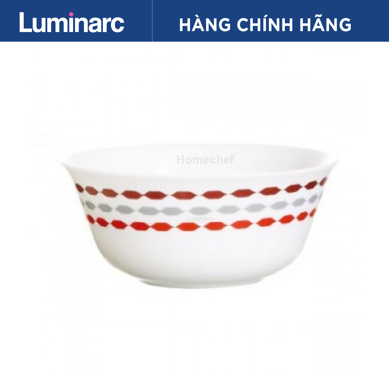 Bát thủy tinh Luminarc 12cm Sixties J1901 làm bằng thủy tinh an toàn sức khỏe, dùng được lò vi sóng và máy rửa bát, hàng chuẩn chính hãng