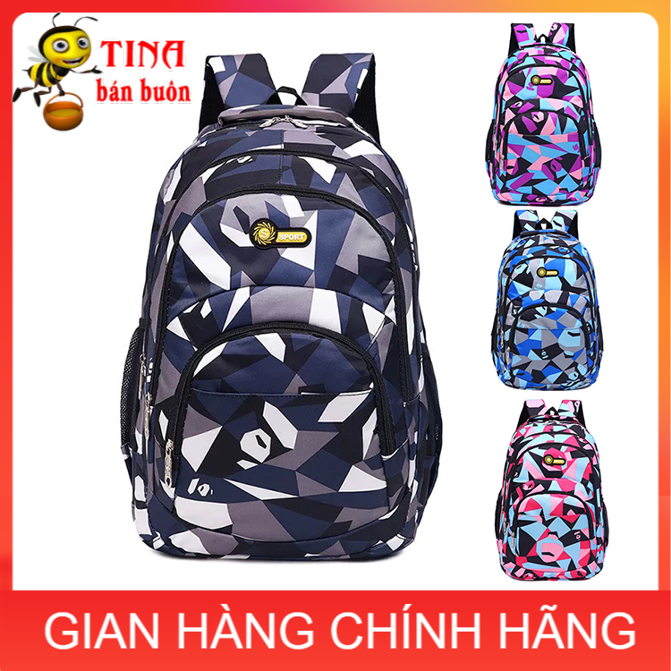 Balo họa tiết rằn ri cho cả nam và nữ, các bé học cấp 2, cấp 3 phong cách cá tính E111