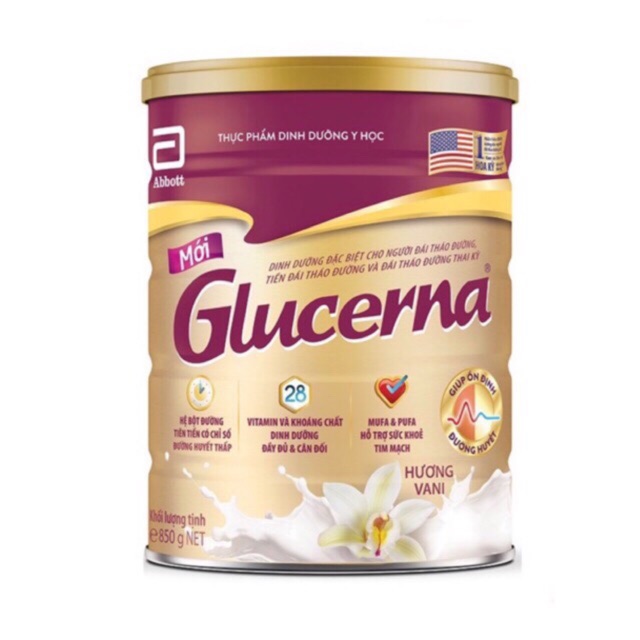Sữa Glucerna Mẫu Mới 850G