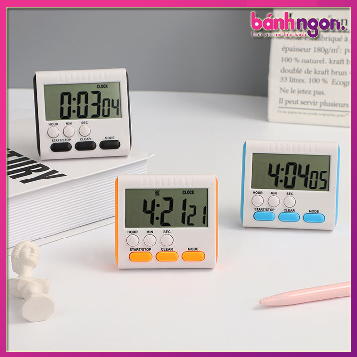 🍩🍩🍩Đồng Hồ Bấm Giờ Nấu Trứng Nhà Bếp LCD Kỹ Thuật Số Gắn Tường Từ Tính Lớn Bộ Dụng Cụ Thể Thao Học Tắm Đếm Ngược 24 Giờ Ở Trường, Đồng Hồ Báo Thức🍩🍩🍩