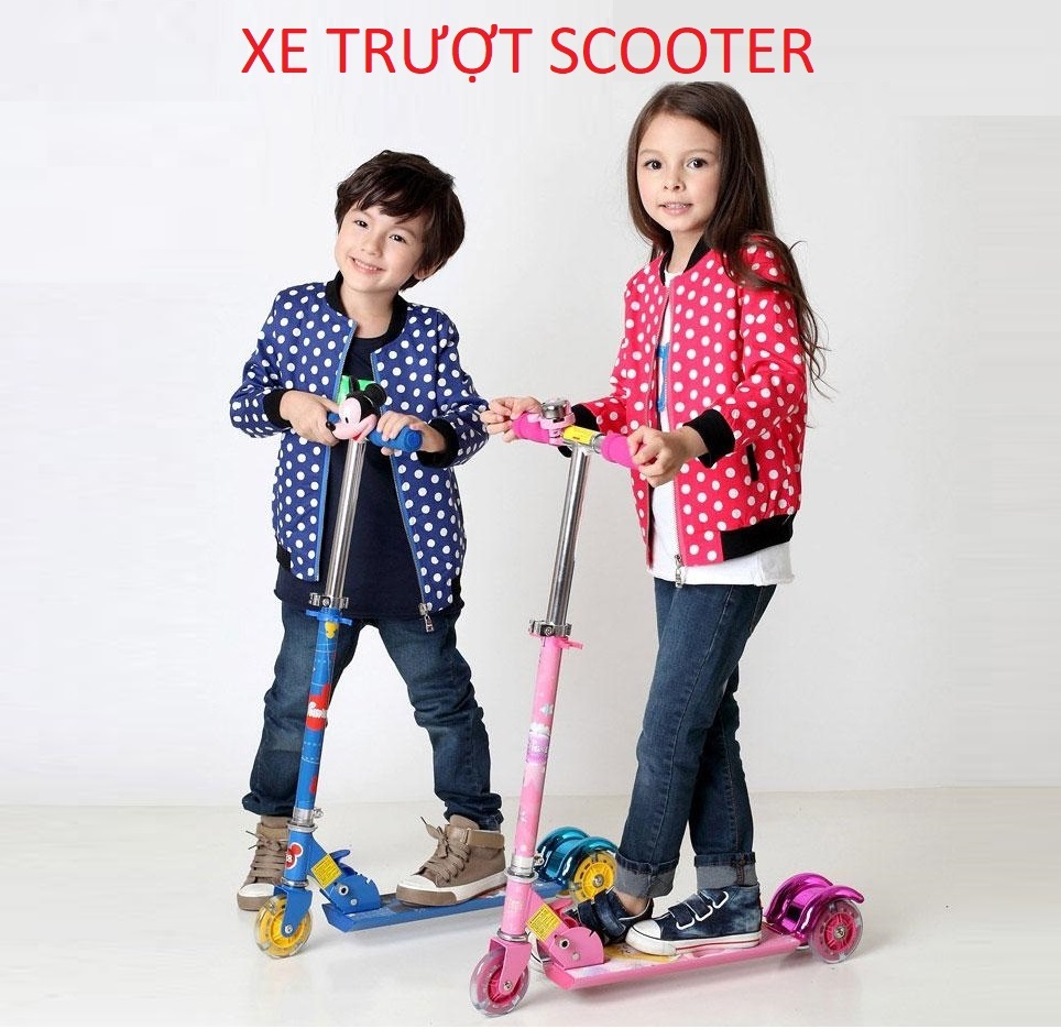 [HCM]Xe Trượt Scooter 3 in 1 Đa Năng Các Loại Xe Trượt Trẻ Em - Xe Trượt Scooter Giá Tốt Cho Bé Vận Động Thể Thao-Bảo Hành 1 Đổi 1