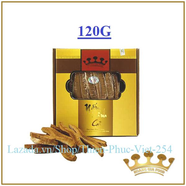 Hộp nấm linh chi hoàng gia cao cấp 120g - thái lát