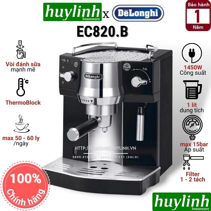 Máy pha cà phê delonghi ec820.b