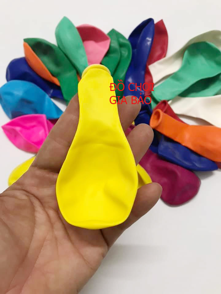 25 bong bóng tròn nhiều màu thái lan 10'' - 25cm
