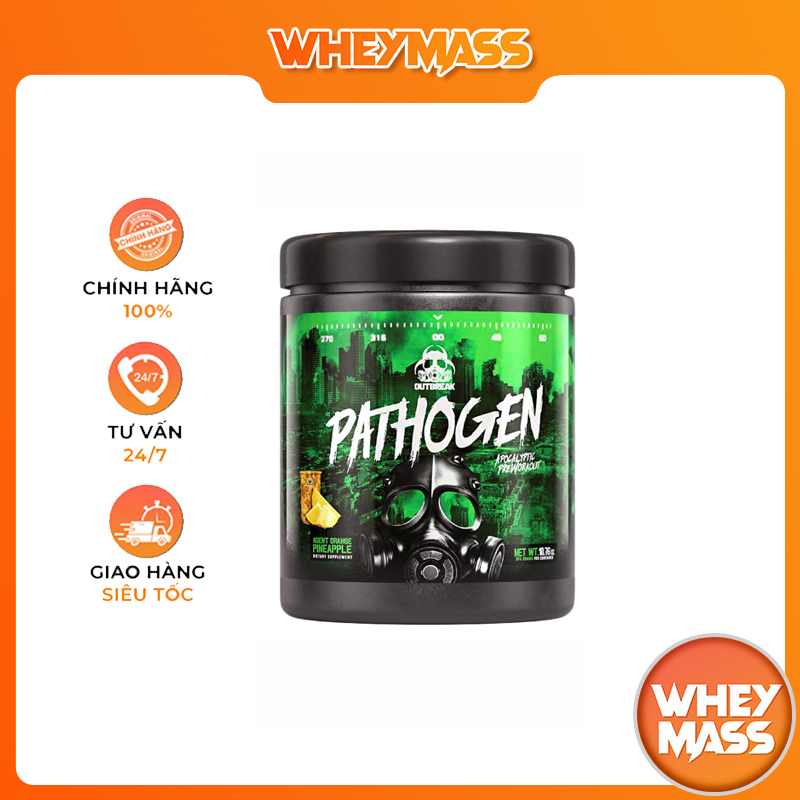 Tăng Sức Mạnh Sức Bền Tập Trung Tỉnh Táo Trong Khi Tập Luyện Pre Workout Outbreak Pathogen 28 Lần Dùng