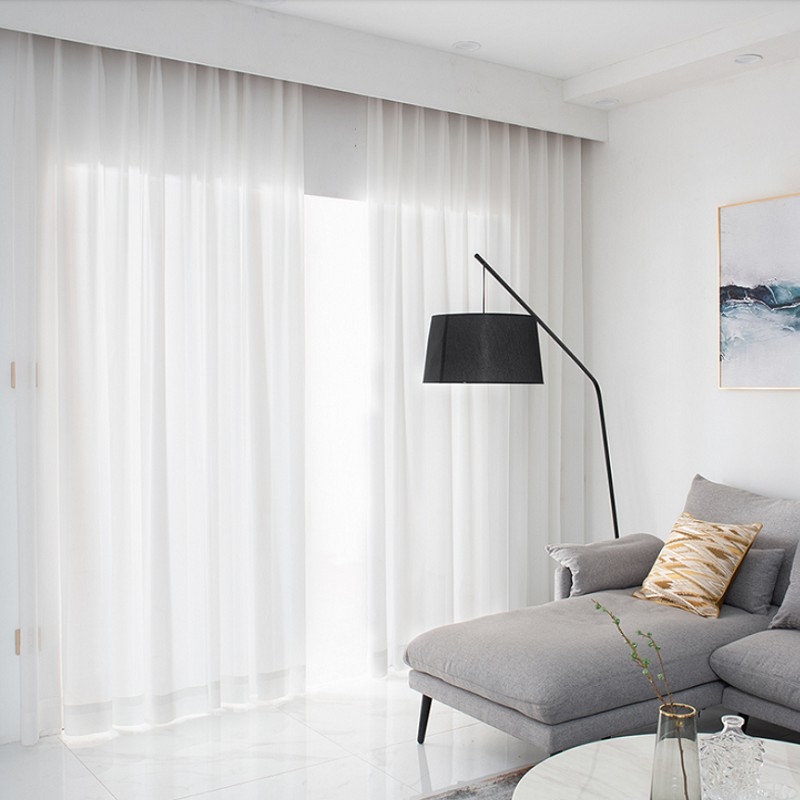 Rèm voan trắng lụa tinh khiết rèm cửa sổ Loại 1 vải treo tường trang trí decor phòng ngủ HOT SALE
